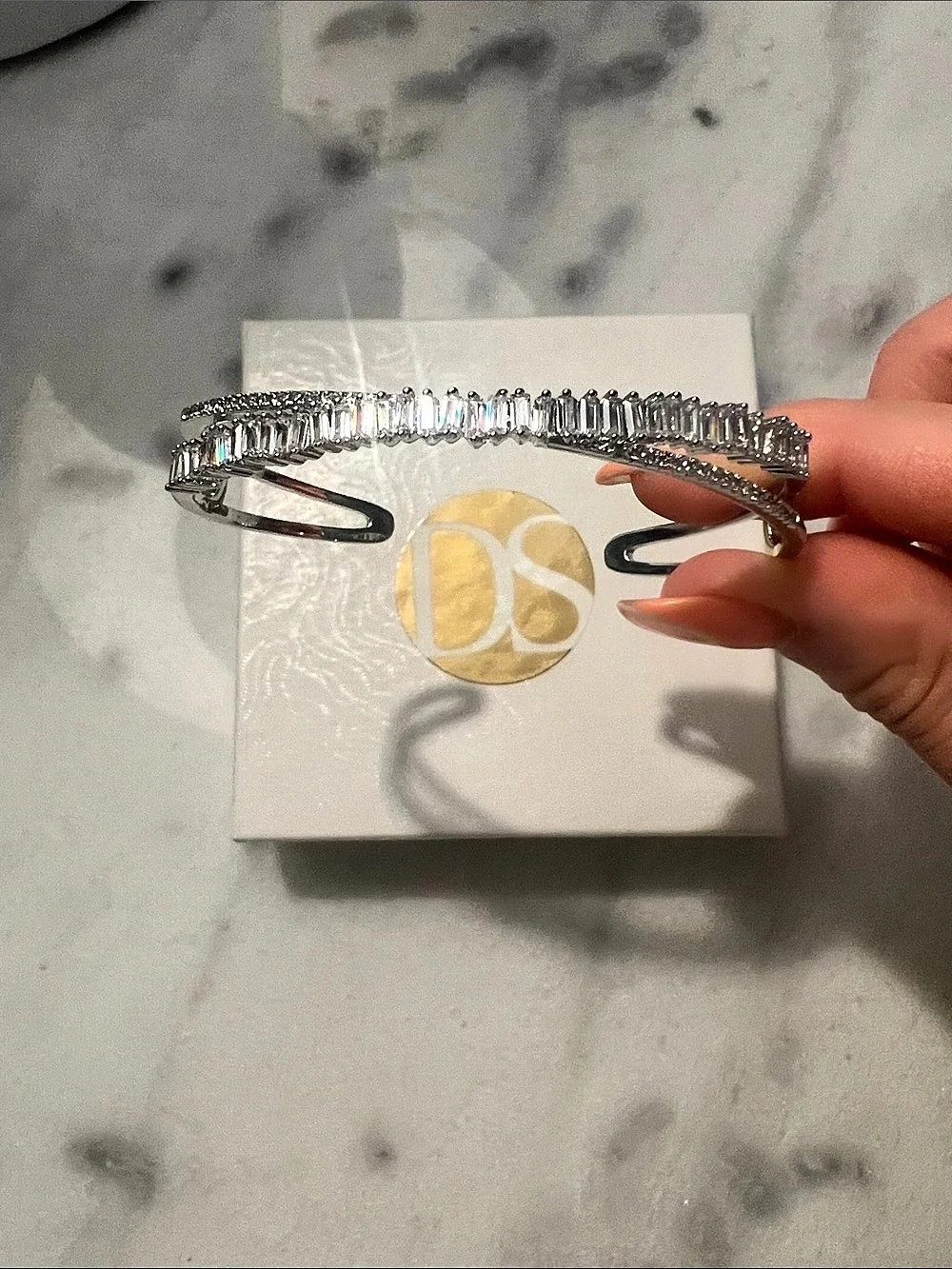 NEW Daniela Swaebe Rhinestone Cuff Bracelet
